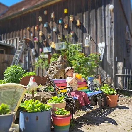 Daire Romantische Bauernhof, 100m2 Offenes Dachgeschoss Auhausen (Donau-Ries)