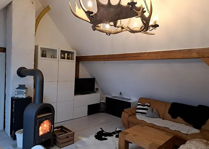 Romantische Bauernhof, 100m2 Offenes Dachgeschoss Apartment Auhausen (Donau-Ries)